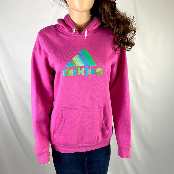 adidas pink sweatshirt womens